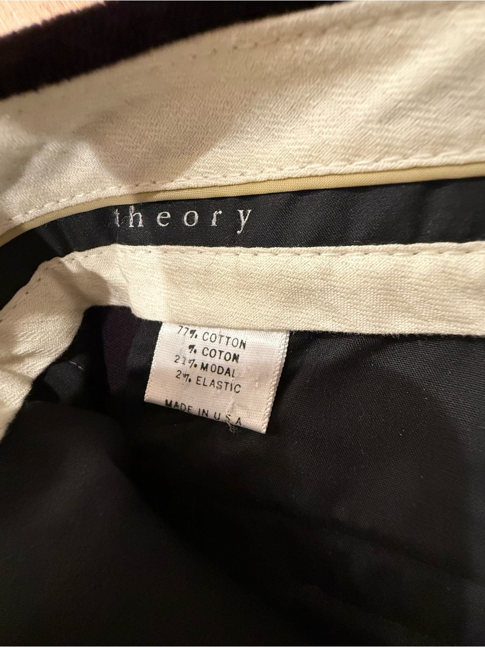 Theory Chocolate Brown Velvet Womens  Pants Flair bottoms - Classic Comfort - Picture 4 of 14